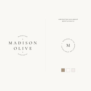 Elegant Premade Text Logo Design Set - Modern Logo - Premade Logo - Branding - Simple Branding - Minimal Logo - Gold Foil Logo