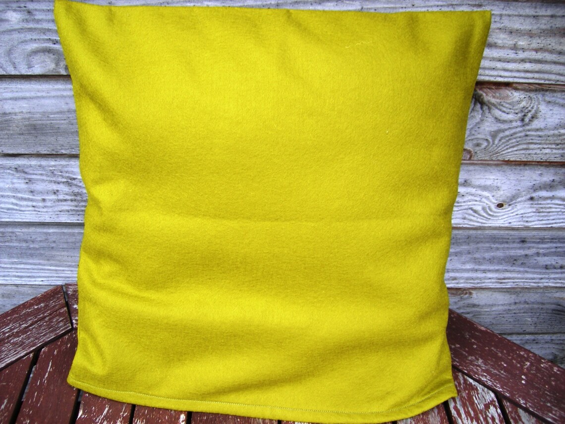 Mustard Green Pillow Cover Throw Pillow 16x16 Inch Etsy