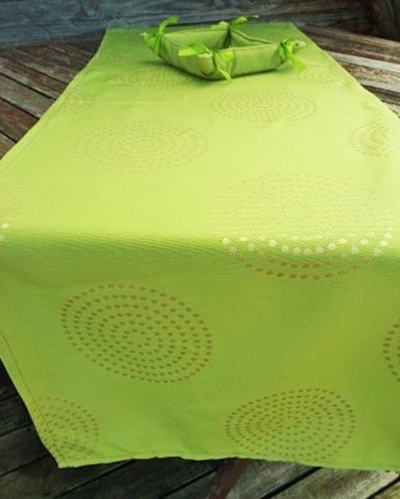 Green Table Runner Centerpiece Table Linens Linen Home Etsy