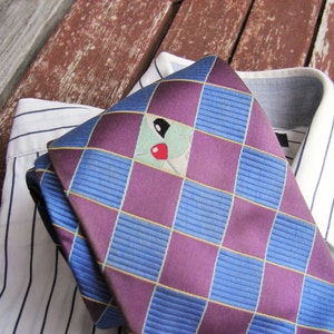 Vintage Necktie, Mens Accessories Mens Necktie, Neckties, Ties FREE SHIPPING, Mens tie, Plaid necktie, Vintage Mens neckties, Retro tie