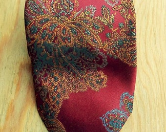 Vintage Paisley Mens Neckties, George Kent, Ties, Neck, Men tie, Retro tie