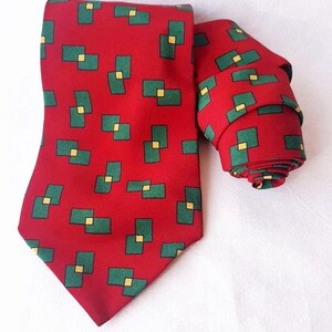 Mens Tie, Free Shipping, Neckties, Vintage Tie, Dark Red  men tie, Ties, Man Necktie Vintage Neckties