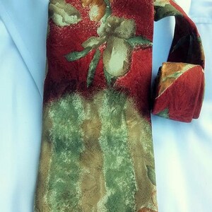Mens Tie, Vintage Tie, Abstract pattern mens tie, Free Shipping, Silk necktie Mens accessories