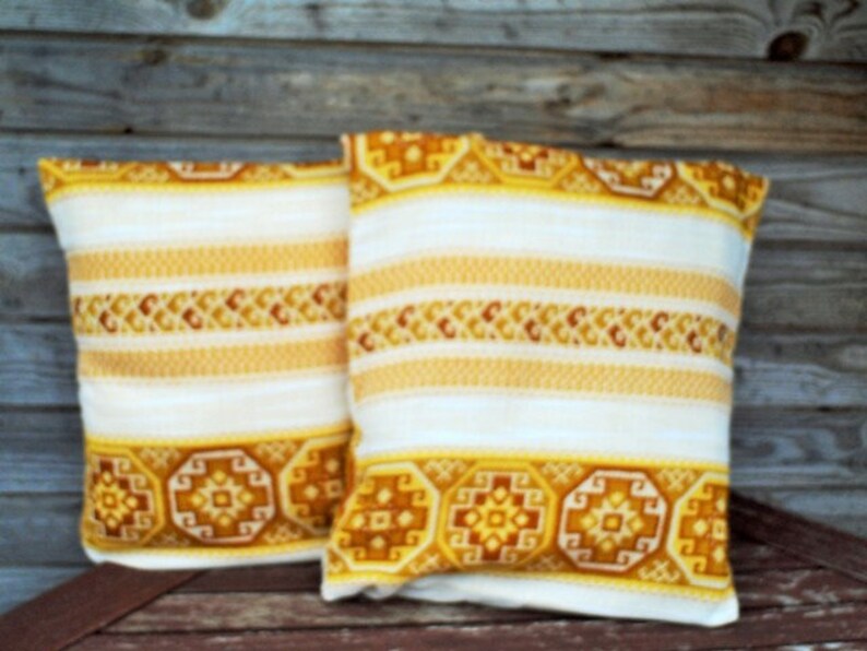 Yellow Pattern Pillow Cover Decorative Pillow Gift for Her Etsy