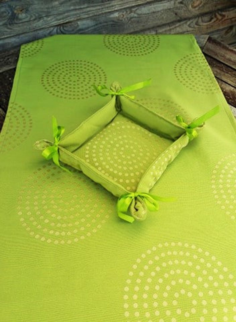 Green Table Runner Centerpiece Table Linens Linen Home Etsy