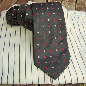 Krawatten Herren Krawatte kleine Blumen Muster, kostenloser Versand, Vintage Krawatte Herren Krawatte, Krawatte Mann Vintage