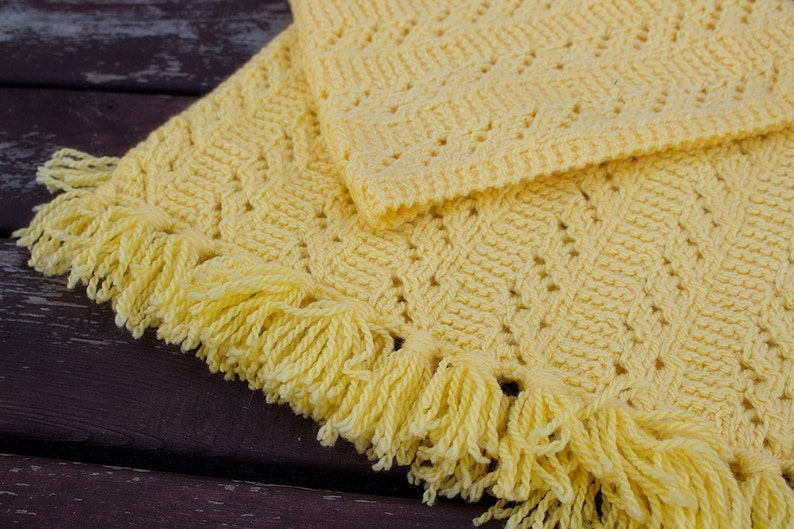 Yellow Handknitted Scarf, Winter Accessories, Handknit Yellow Acrylic scarf, Handmade Yellow Scarf, Warm image 2