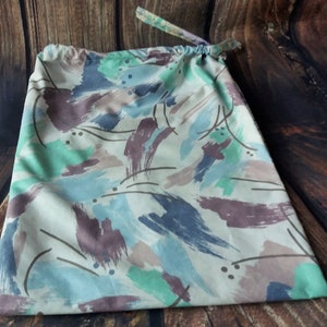 Vegetable bag Produce bag, Market bag, Drawstring closure, Reusable bag image 2