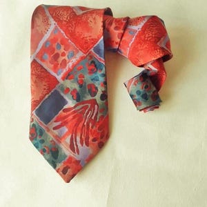 Necktie, Vintage Tie Accessories Mens Necktie, FREE SHIPPING, Mens tie, Pattern  necktie, Ties, Vintage Mens neckties, Retro tie