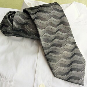 Dark gray Necktie, Vintage Tie Accessories Mens Necktie, FREE SHIPPING, Mens tie, Ties, Vintage Mens neckties, Retro tie