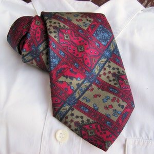 Vintage Necktie, Mens Accessories Mens Necktie, FREE SHIPPING, Mens tie, Dark Red necktie, Vintage Mens neckties, Retro tie