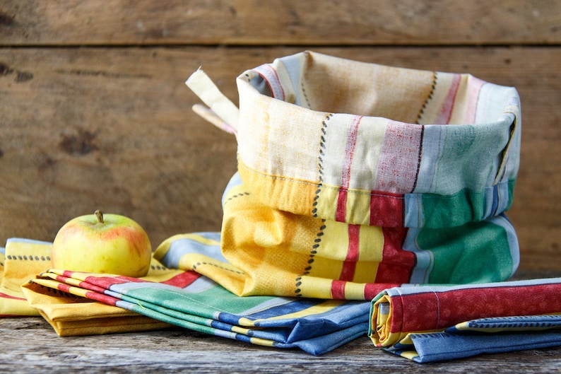 Reusable bag Food bag Market bag Drawstring closure Produce bag Fabric bag Fruits bag
