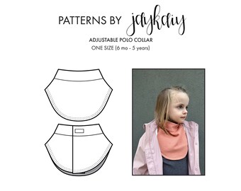 Kids Neck Warmer sewing Pattern - Winter Scarf - Kids Collar - Kids Scarf - Adjustable ONE SIZE - Beginner Friendly Pattern