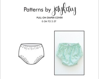 Diaper Cover Pattern - Baby Diaper Cover Pattern - Nappy cover - Bloomer pattern
