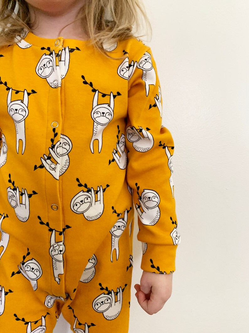 Footed Pajama Sewing Pattern With Picture Tutorial Footie Etsy