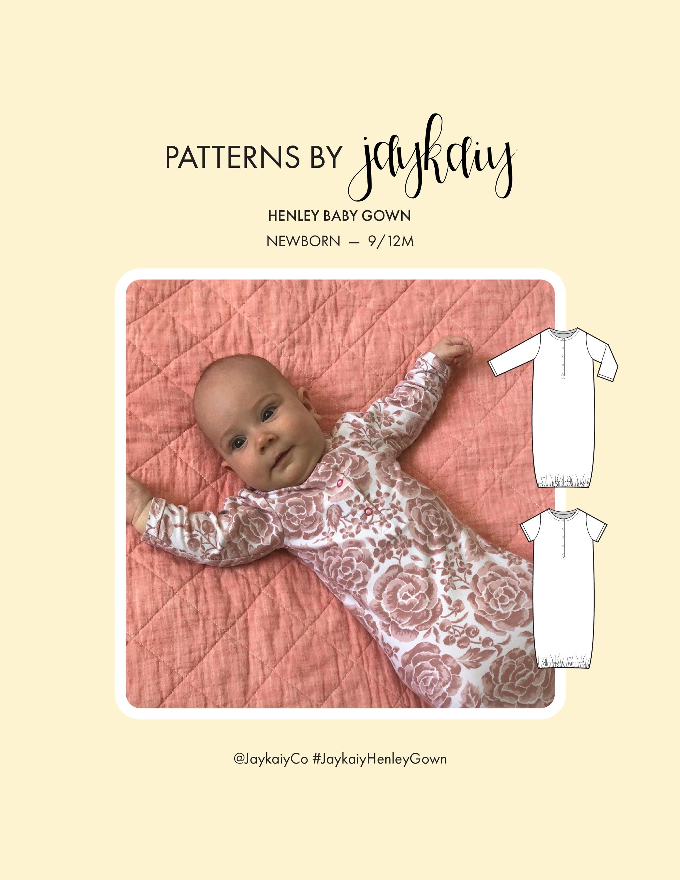 Drawstring Baby Gown Etsy Canada