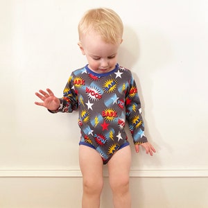 Bodysuit Sewing Pattern with Snaps Shoulder Snap Onesie Classic Onesie Baby Vest Newborn to 2/3T Beginner-friendly Pattern image 2
