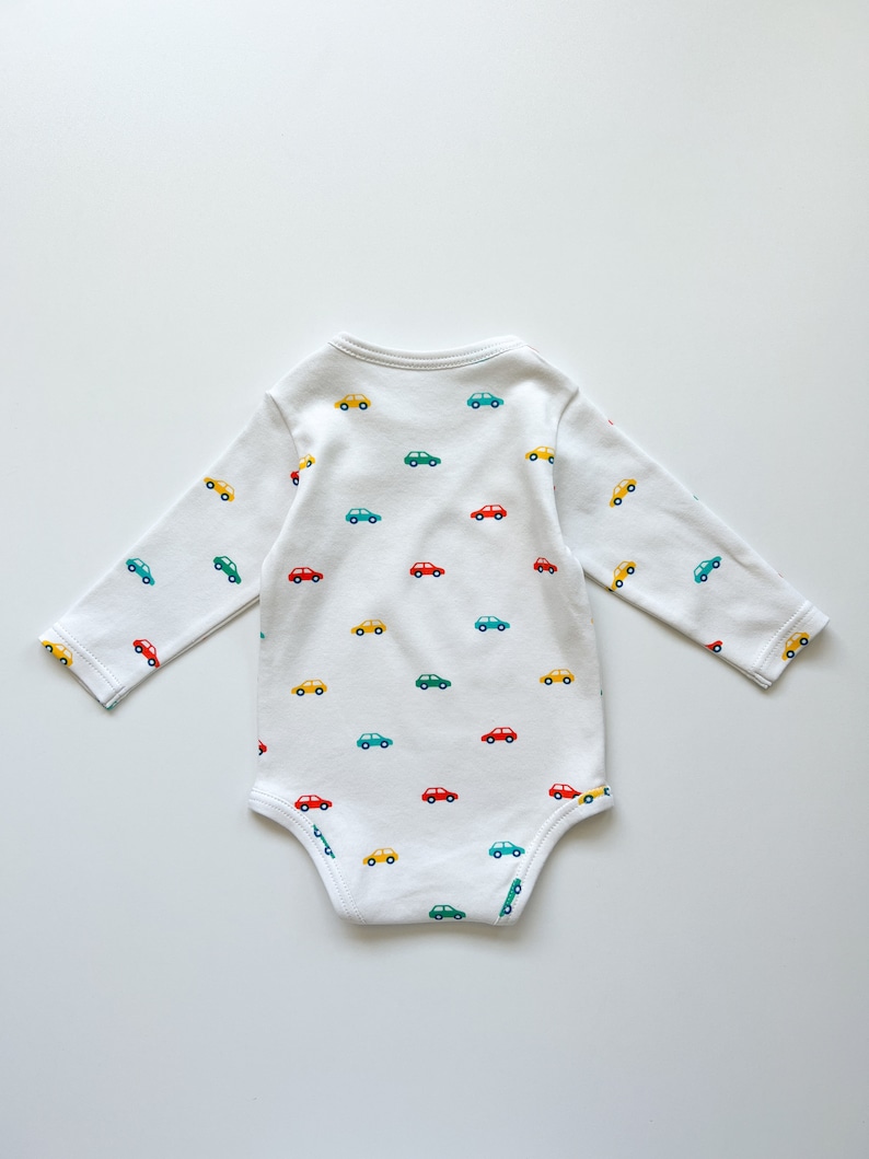 Bodysuit Sewing Pattern with Snaps Shoulder Snap Onesie Classic Onesie Baby Vest Newborn to 2/3T Beginner-friendly Pattern image 4