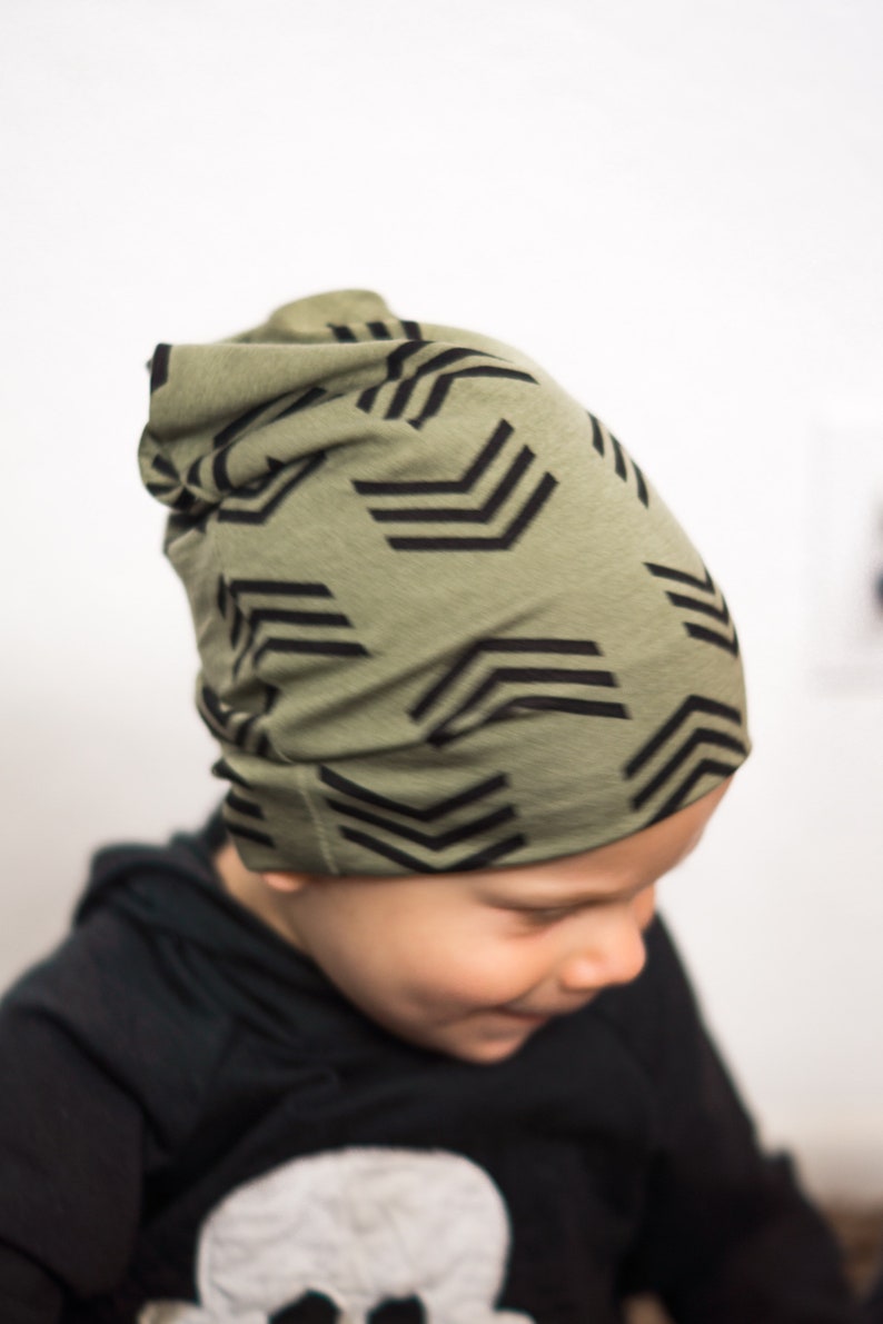 Baggy Beanie Sewing Pattern With Picture Tutorial Easy Etsy