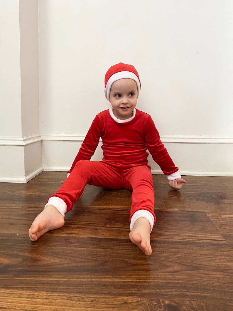 Kids Santa / Elf Costume sewing pattern with PDF Tutorial Etsy