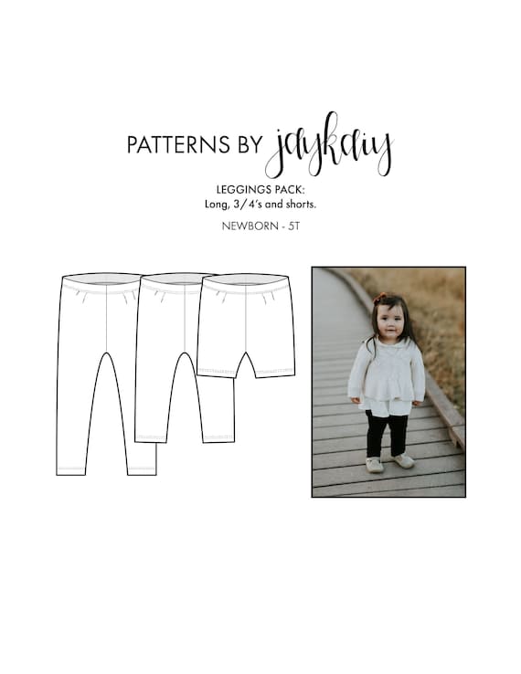Kids Legging Sewing Pattern With Picture Tutorial Easy Legging