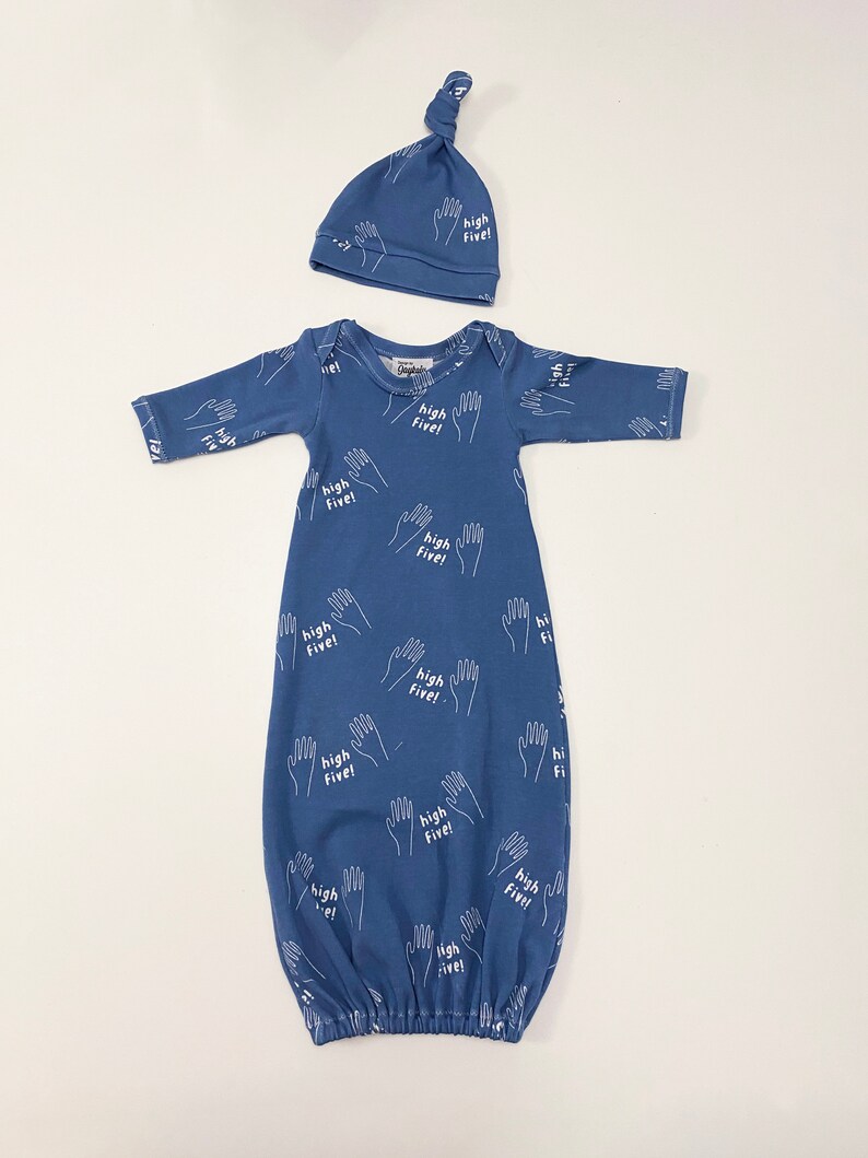 Baby Gown & Hat Set sewing pattern with tutorial Newborn to Etsy