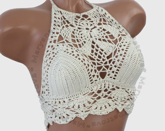 Crochet festival top, crochet bustier, crochet top, festival clothing, festival bralette, crochet bikini, crochet woman top