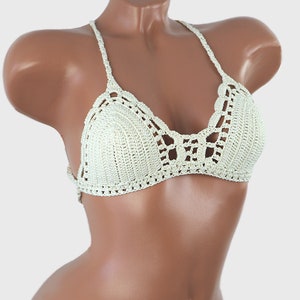 Crochet top, crochet bikini top