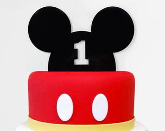 Mickey Mouse Cake Etsy