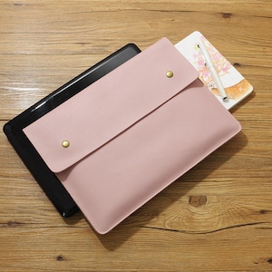 Leather Surface Pro 4 5 6 7 Sleeve Surface Laptop 4 Bag 13 Surface Book Cover 15 Surface Laptop Go 12.4 Organizer More Colors Personalized