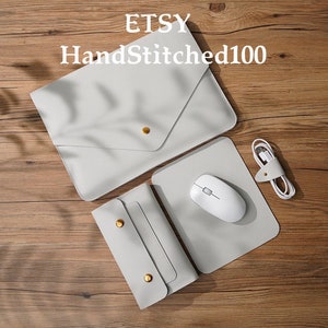 ONE SET Nuovo Macbook Pro 15 Custodia in pelle, Custodia Macbook Pro 15 pollici 2019, Custodie in pelle per Macbook Pro, Cover per Macbook Pro 15, Custodia per Macbook Air 11