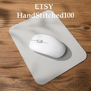 Colored Leather Mouse Pad, Genuine Leather Mouse Mat Gifts