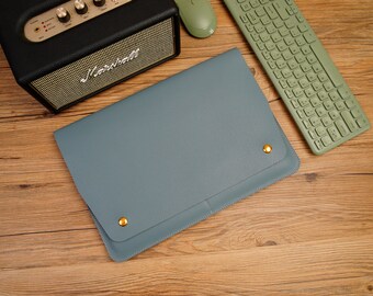 Leather Macbook Air Sleeve 13Inch 2021, New Macbook Pro Case, Macbook Sleeve, Macbook Case, 14inch Laptop Sleeve Leather, Graduation Gift