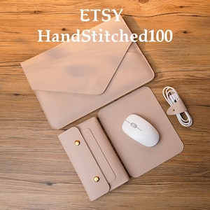 Leather Surface Pro 4 5 6 7 Sleeve Surface Laptop 4 Bag 13 Surface Book Cover 15 Surface Laptop Go 12.4 Organizer More Colors Personalized