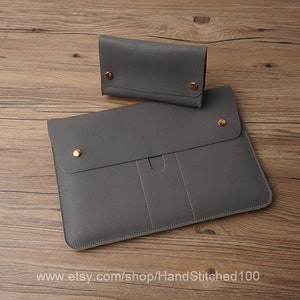 ONE SET Leather Macbook Pro 14 Sleeve, 14inch Macbook Pro Sleeve, Macbook Pro Case 16 Inch, Macbook Pro 16 Leather Case, 16inch Macbook Case