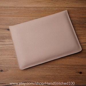 ONE SET 2023 MacBook Air 15 M2 Sleeve, 13 MacBook Pro Air M2 Case,MacBook Pro 14 Case, MacBook Pro 16, Leather MacBook Pro 15 Laptop Sleeve image 4