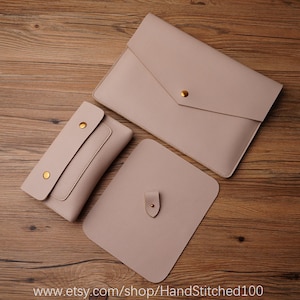 ONE SET 2023 MacBook Air 15 M2 Sleeve, 13 MacBook Pro Air M2 Case,MacBook Pro 14 Case, MacBook Pro 16, Leather Macbook Pro 15 Laptop Sleeve