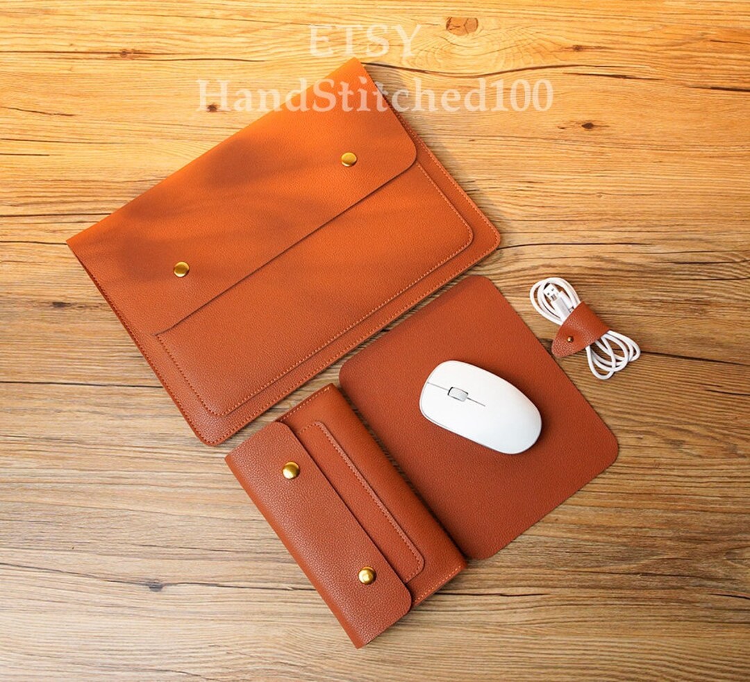 Leather MacBook Air Laptop Sleeves MacBook Pro Laptop Cases Custom