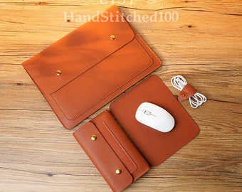 Leather Macbook Air Laptop Sleeves Macbook Pro Laptop Cases Custom Sizes Personalized Macbook Pro 16 Inch Bag