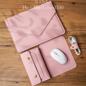 Leather Surface Pro 4 5 6 7 Sleeve Surface Laptop 4 Bag 13 Surface Book Cover 15 Surface Laptop Go 12.4 Organizer More Colors Personalized