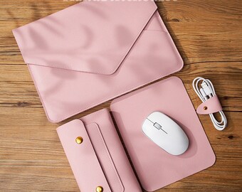 Leather Surface Pro 4 5 6 7 Sleeve Surface Laptop 4 Bag 13 Surface Book Cover 15 Surface Laptop Go 12.4 Organizer More Colors Personalized