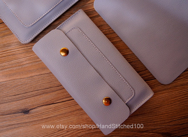 ONE SET Leather Laptop Cases Custom Leather Laptop Sleeves Etsy