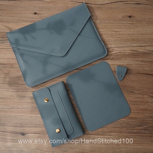 ONE SET MacBook Pro 14 Laptop Sleeve , MacBook Pro 15 Leather Sleeve ...