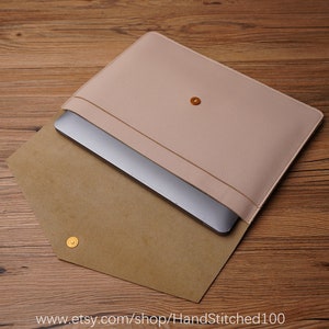 ONE SET 2023 MacBook Air 15 M2 Sleeve, 13 MacBook Pro Air M2 Case,MacBook Pro 14 Case, MacBook Pro 16, Leather MacBook Pro 15 Laptop Sleeve image 5