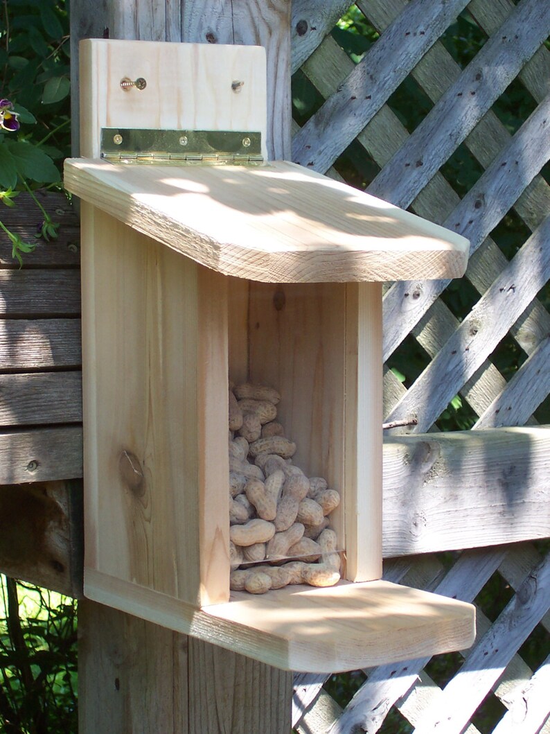 HANDMADE Whole Peanut in the shell bird & Squirrel feeder. Etsy