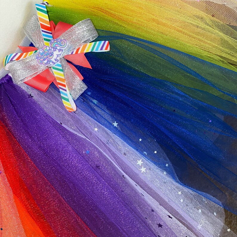 Rainbow Unicorn L-XL Pet 5 Piece Costume Set