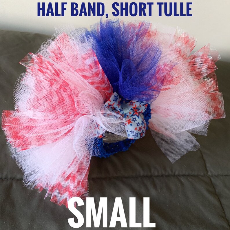 Star Spangled small crochet top pet tutu