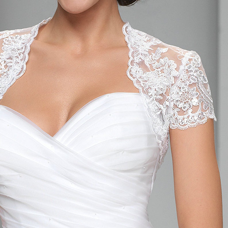 cream bolero for wedding