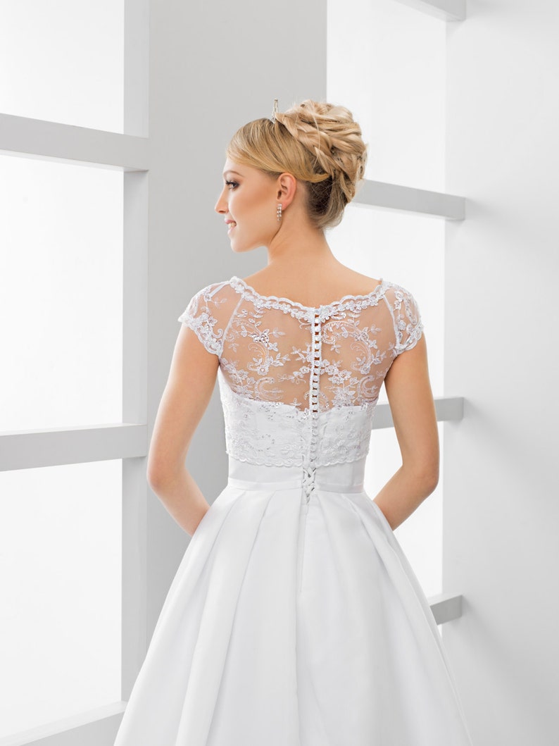 Bridal Separates Top Wedding Top Bridal Lace Top Wedding | Etsy