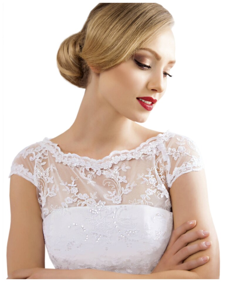 lace bridal top separates